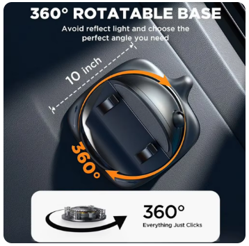 🚗Soporte universal de celular para auto 360°📱