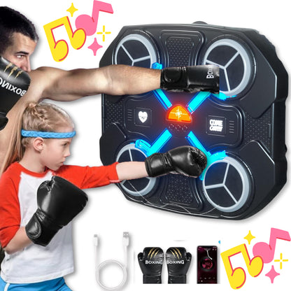 Máquina De Boxeo Musical Para Niños C/bluetooth Interactivo