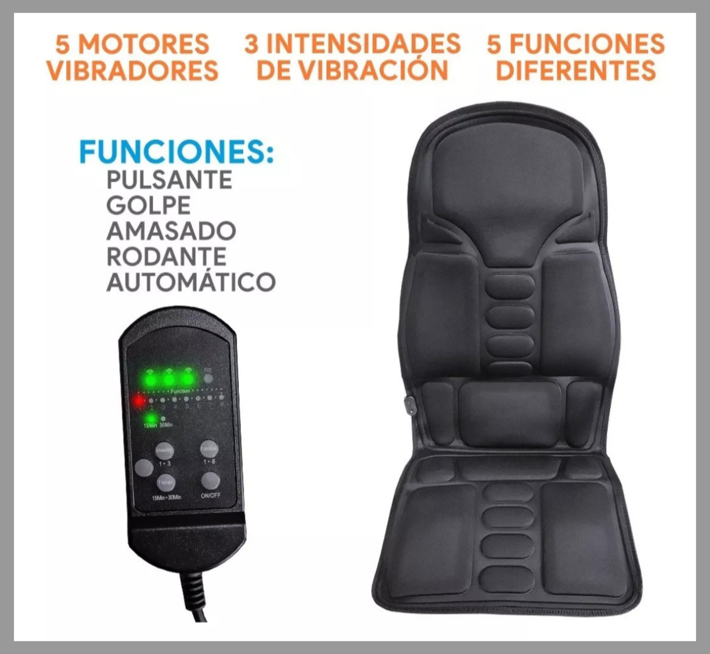 😊Asiento Masajeador para Carro🚗