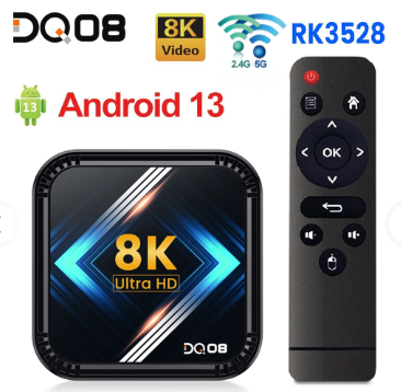 TV BOX 8K ANDROID WIFI 64GB+RAM 4GB - MAGIS TV ILIMITADO - CONTROL CON COMANDO DE VOZ